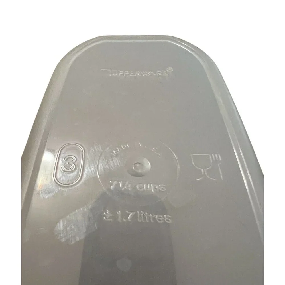Tupperware Modular Mate Oval  #1613-6 (7 1/4 Cup) with Brown‎ Lid